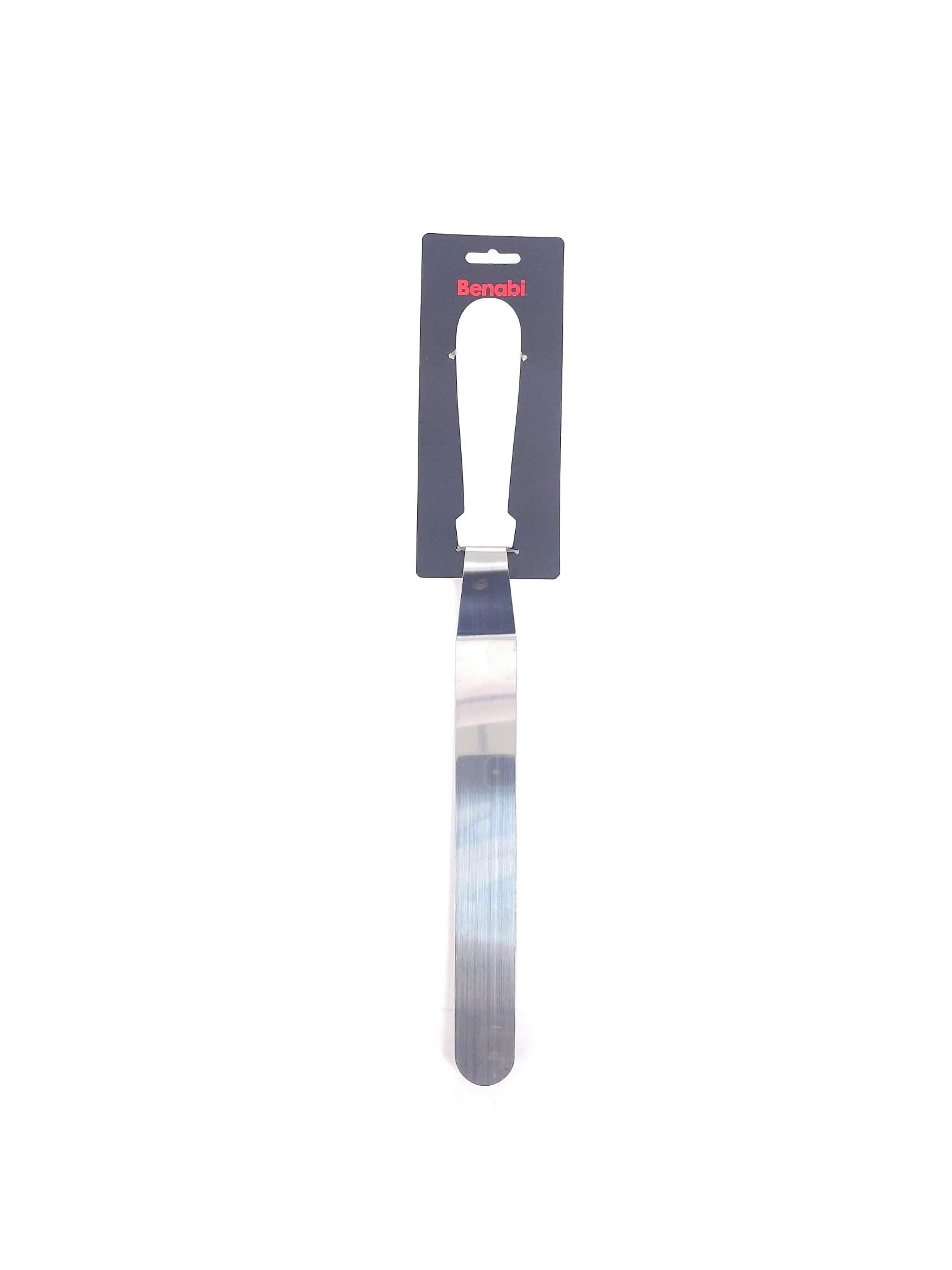 Espátula Cocina Acero Inoxidable Con Angulo 25Cm