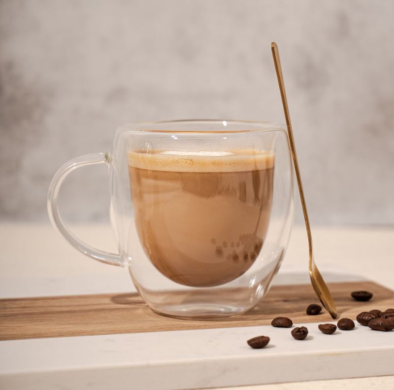 Taza  De Vidrio Doble Pared 150Ml 400