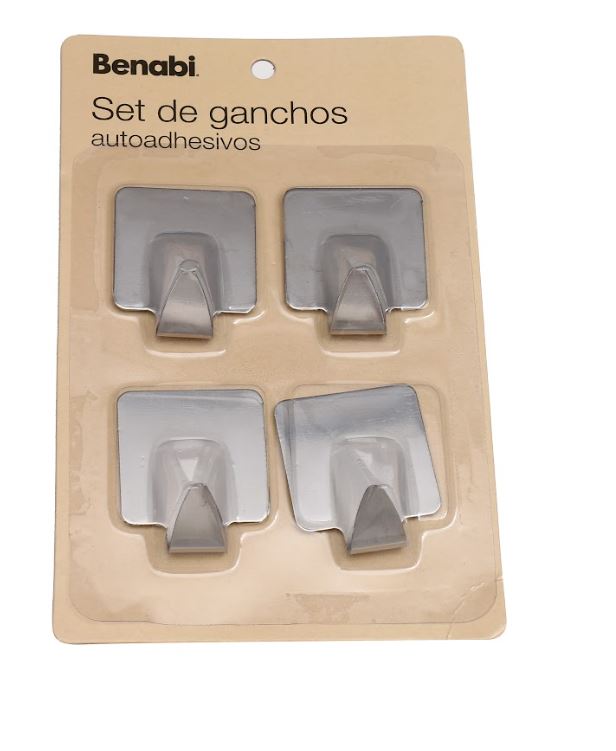 Gancho Adhesivo Acero Inoxidable 42081 330