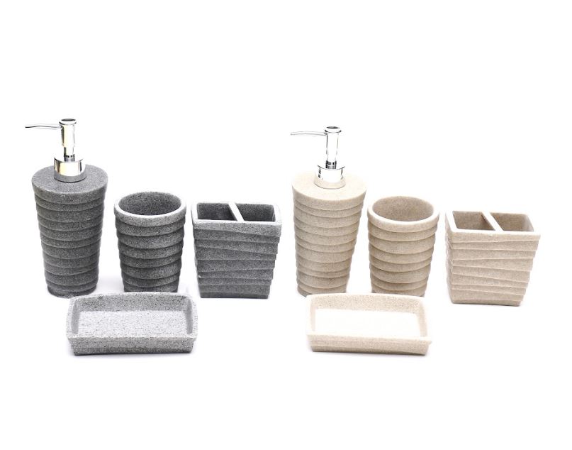 Set De Baño De Resina 4 Pcs  43372