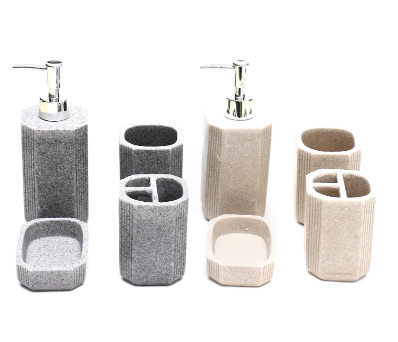 Set De Baño De Resina 4 Pcs  43385