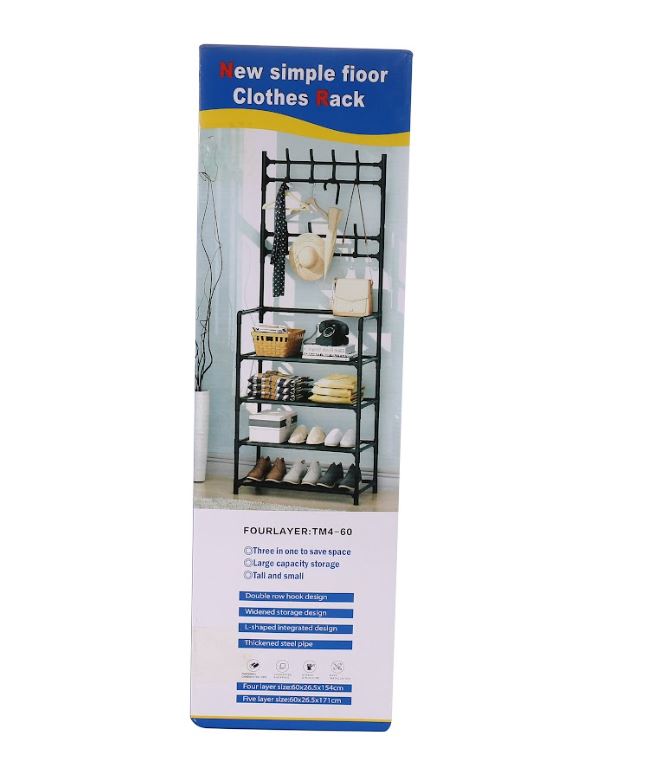 Perchero Organizador + Zapater 5 Niveles Armable 51136 409