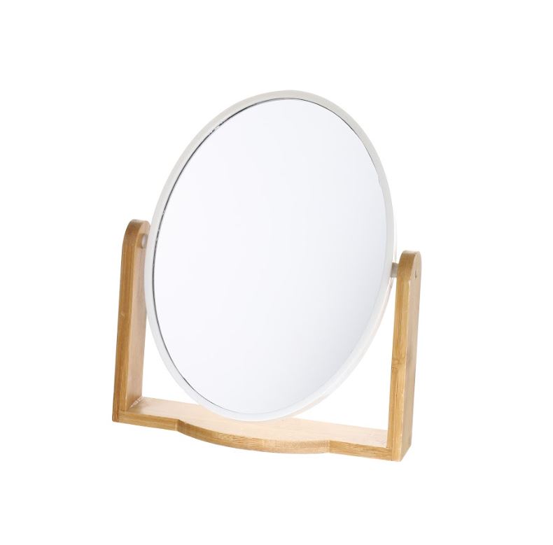 Espejo Con Base Madera 22*19Cm 51656