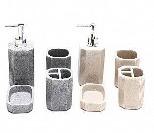 Set De Baño De Resina 4 Pcs  43385