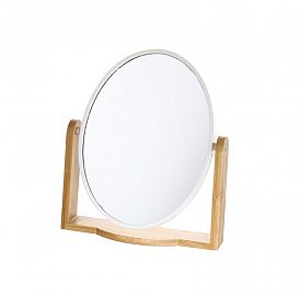 Espejo Con Base Madera 22*19Cm 51656 412
