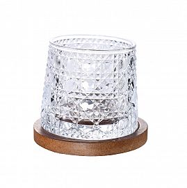 Vaso De Wisky 280Ml + Apoya Vaso 50062 389