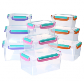 Set X3 De Recipientes De Plástico