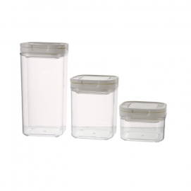 Set X3 Recipientes Herméticos 1500+900+400Ml