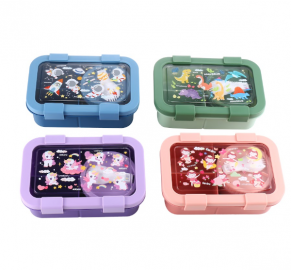 Lunchera Plástica Animada C/ Divisiones