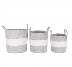 Set De 3 Canastos Decorativos   53396