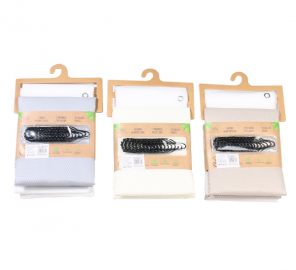 Cortina De Baño 1,8X1,8Mts + Gancho Roller