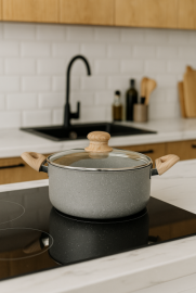 Cacerola 24 Cm- Gris 55112-G (coc9