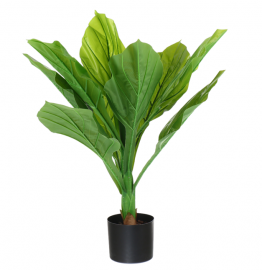 Planta Aritificial 9 Hojas 80 Cm